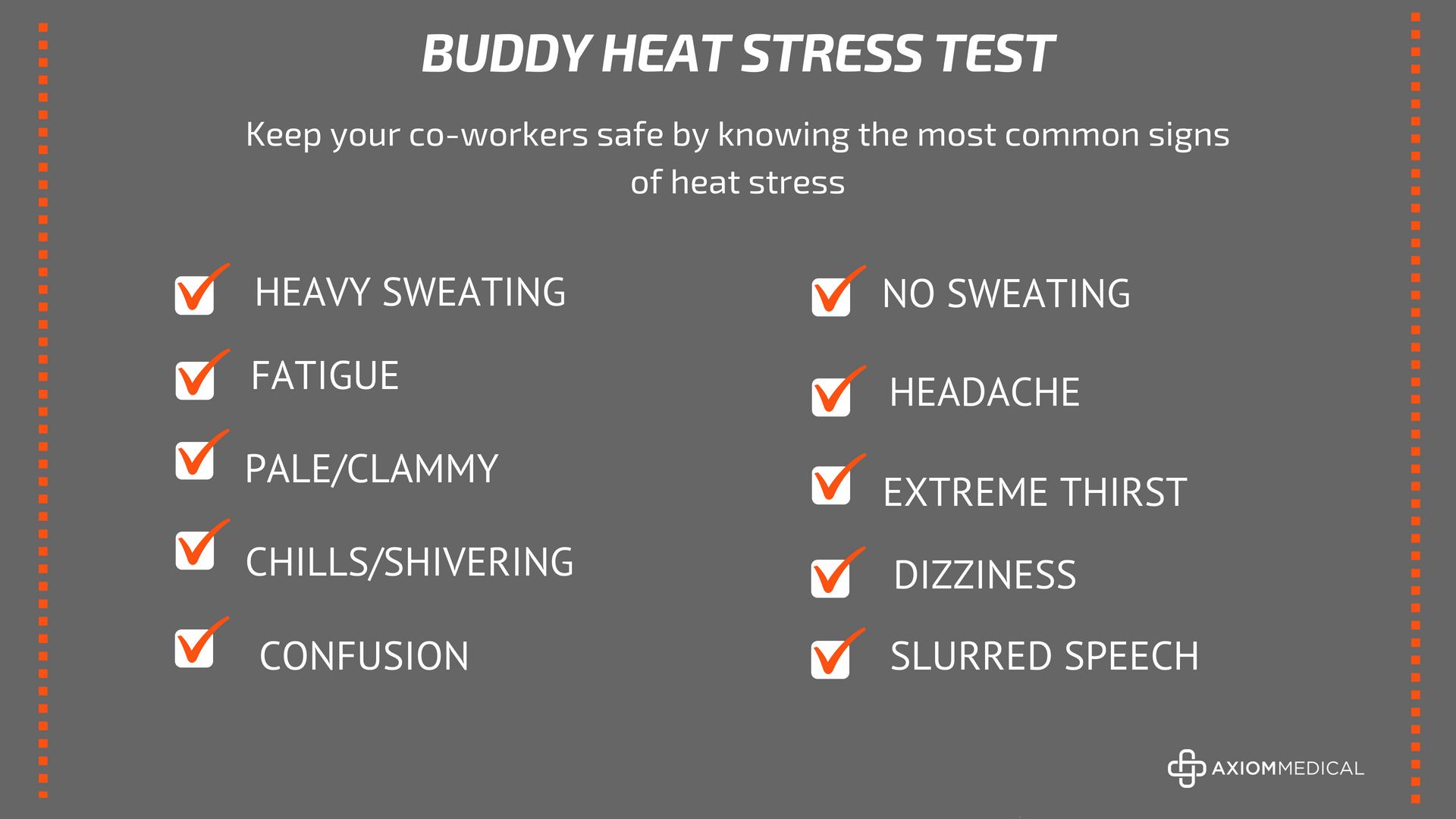 Buddy Heat Stress Test 2