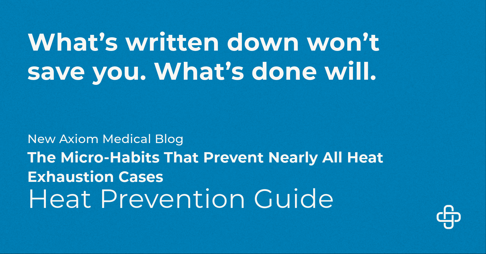 The Micro-Habits That Prevent Nearly All Heat Exhaustion Cases