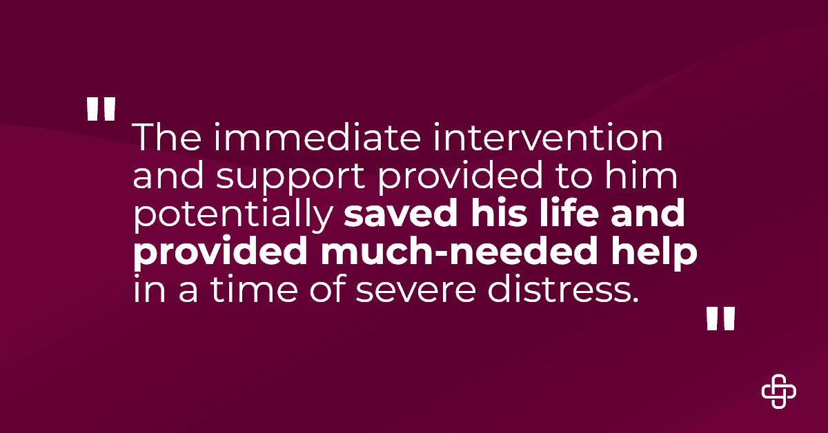 Case Study: Successful Mental Health Crisis Intervention at Work