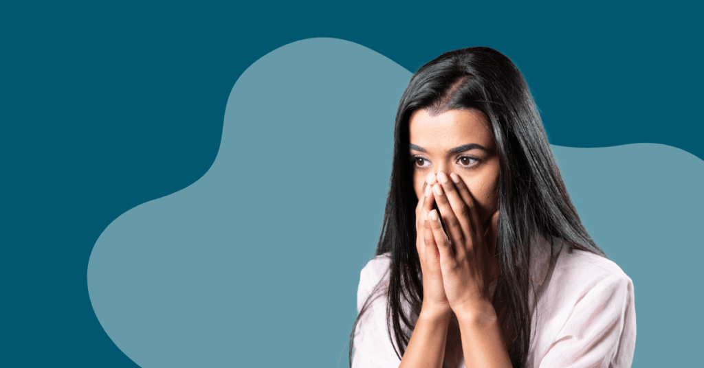 Shocked woman