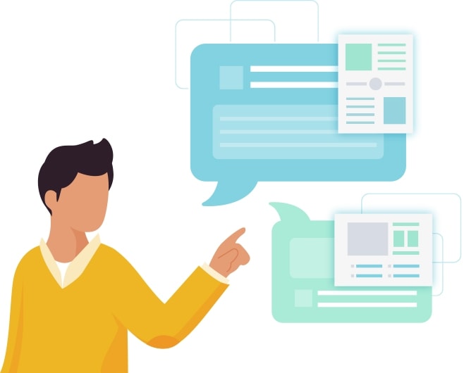 Touchscreen Speech Bubbles