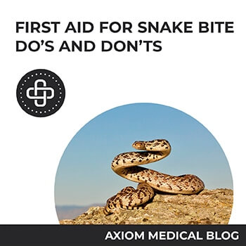 First aid Snake bites do's don'ts